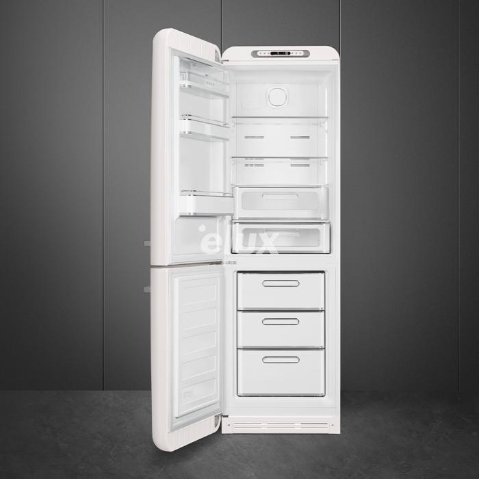 Külmik Smeg, 50-ndate stiil, NoFrost, 196 cm, 234/97 l, 35 dB, elektrooniline juhtimine, valge