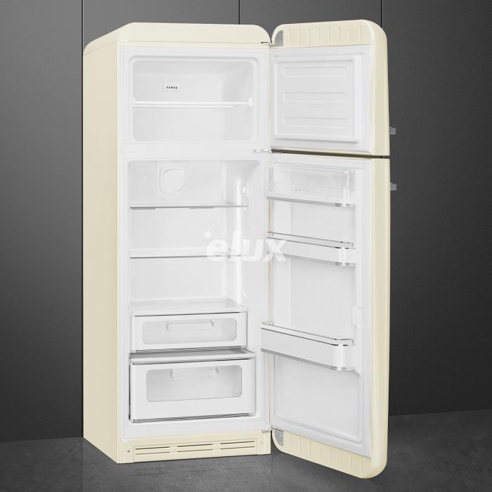 Külmik Smeg, 50-ndate stiil, 172 cm, 222/72 l, 34 dB, mehaaniline, parem, kreem