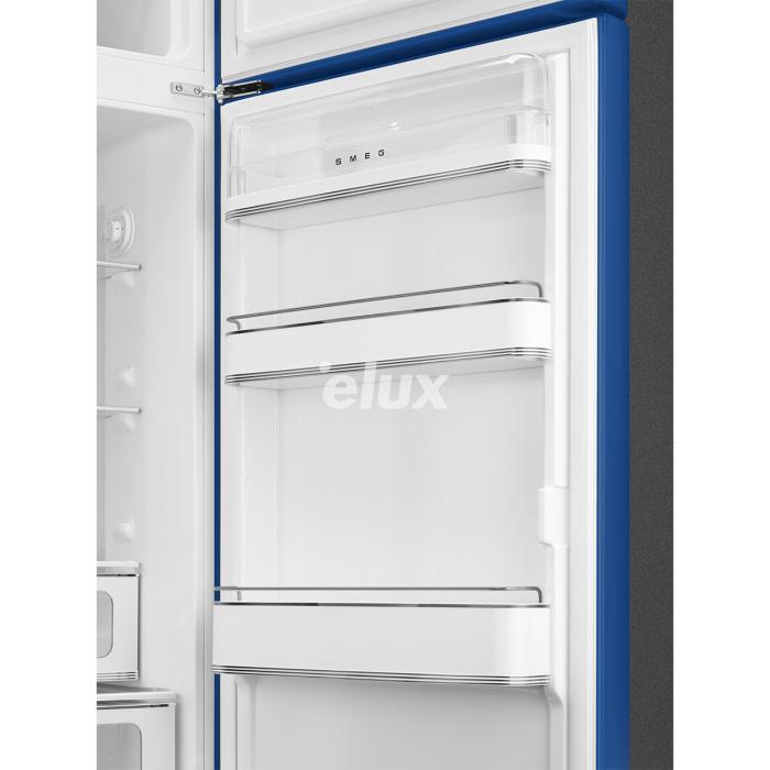 Külmik Smeg, 50-ndate stiil, 172 cm, 222/72 l, 34 dB, sinine