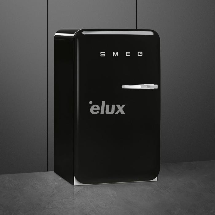 Külmik Smeg, 50-ndate stiil, 97 cm, 105/17 l, 35 dB, mehaaniline juhtimine, vasak, must