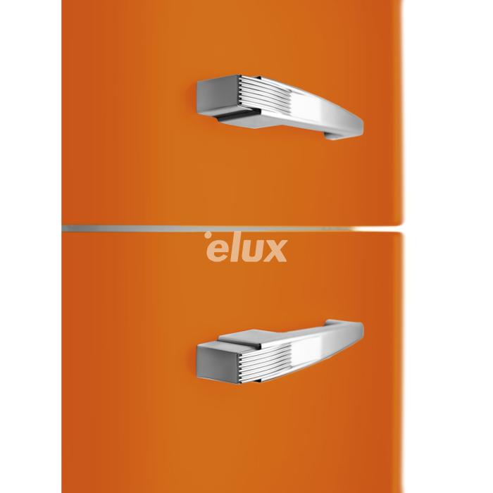 Külmik Smeg, 50-ndate stiil, NoFrost, 196 cm, 234/97 l, 35 dB, elektrooniline juhtimine, oranž