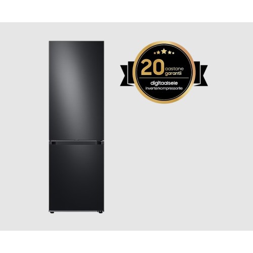 Külmik Samsung, 185 cm, 230/114 l, 35 dB, elektrooniline juhtimine, Must Matt