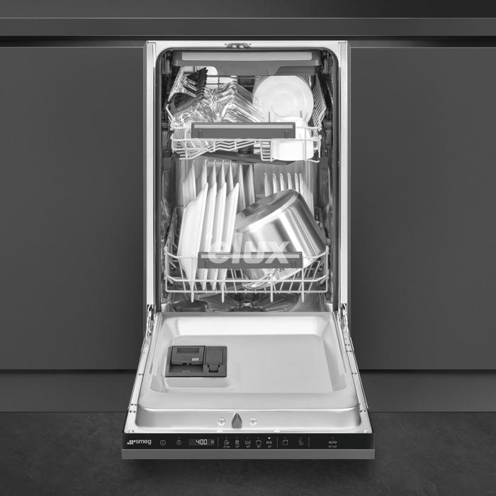 Nõudepesumasin Smeg, integreeritav, 45 cm, 44 dB, 3 korvi