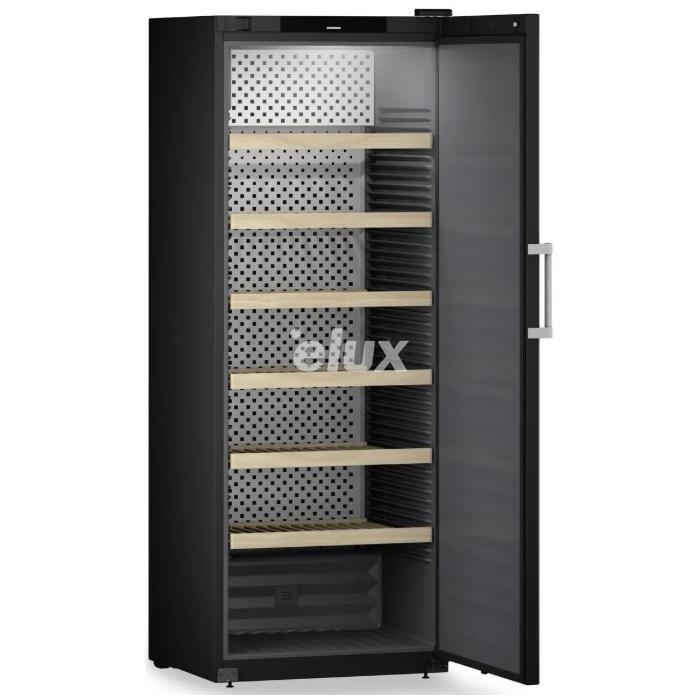 Veinikülmik Liebherr GrandCru, 204,4 cm, 324 pudelit, 38 dB, must