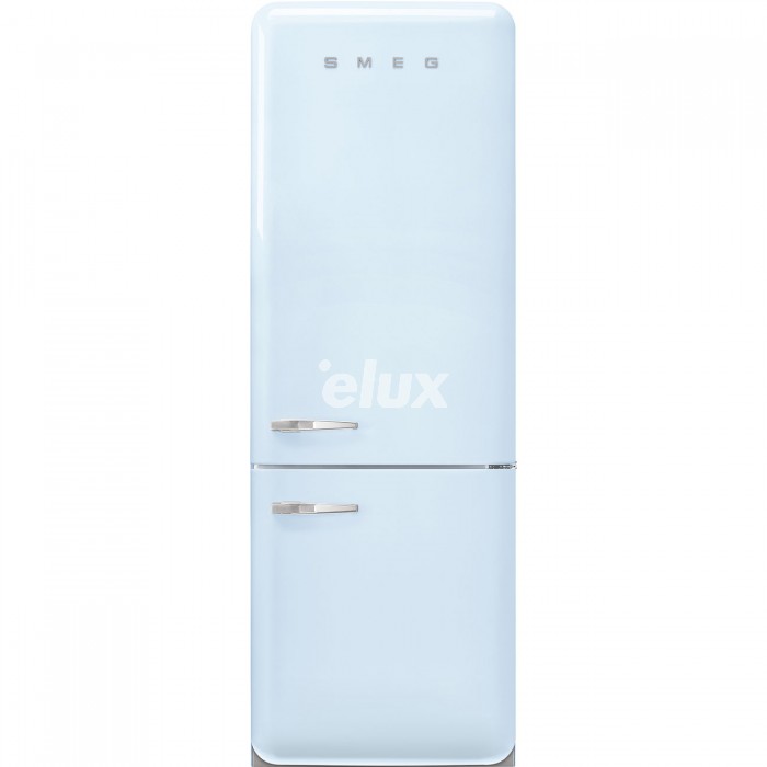 Külmik Smeg, 50-ndate stiil, 205 cm, 344/137 l, 42 dB, puutetundlik juhtimine, NoFrost, pastellsinine, parem