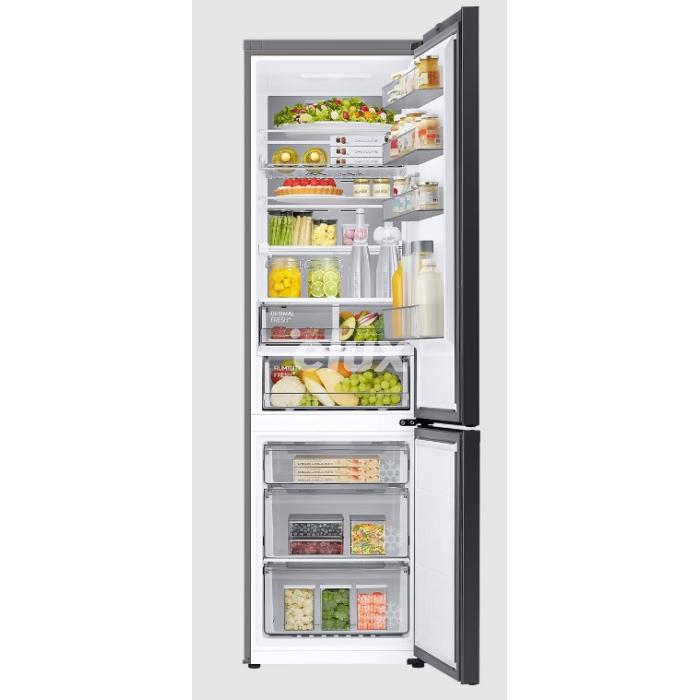 Külmik Samsung, 203 cm, 273/114 l, 35 dB, elektrooniline juhtimine, WiFi, NoFrost, must