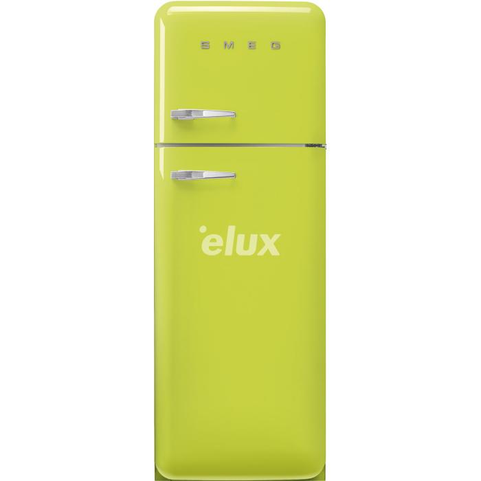 Külmik Smeg, 50-ndate stiil, 172 cm,  222/72 l, 34 dB, laimiroheline