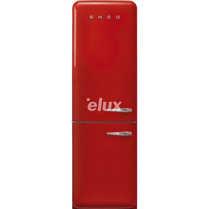 Külmik Smeg, 50-ndate stiil, NoFrost, 196 cm, 234/97 l, 35 dB, elektrooniline juhtimine, punane