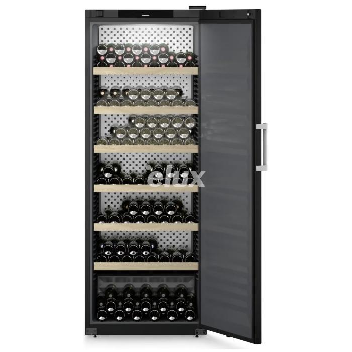 Veinikülmik Liebherr GrandCru, 204,4 cm, 324 pudelit, 38 dB, must
