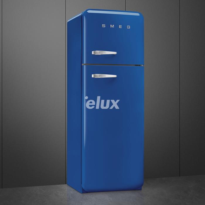 Külmik Smeg, 50-ndate stiil, 172 cm, 222/72 l, 34 dB, sinine