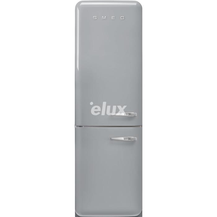 Külmik Smeg, 50-ndate stiil, NoFrost, 196 cm, 234/97 l, 35 dB, elektrooniline juhtimine, hõbedane