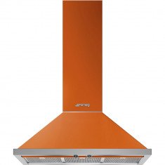 Воздухоочиститель Smeg, Portofino, настенный, 90 см, оранжевый