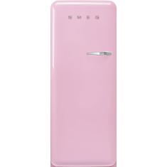 Külmik Smeg, 50-ndate stiil, 153 cm, 244/26 l, 35 dB, mehaaniline juhtimine, pastellroosa