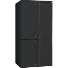 Külmik Smeg Colonial, 187 cm, 385/196 l, 39 dB, elektrooniline juhtimine, NoFrost, antratsiit