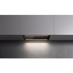Integreeritav õhupuhastaja Falmec PARALLEL 70 cm, valmidus EC/AC mootoriga ja soojavahetiga ühendamiseks, Dynamic LED (muudetav valguse temp. 2700-5600K), must, dialoogsüsteem