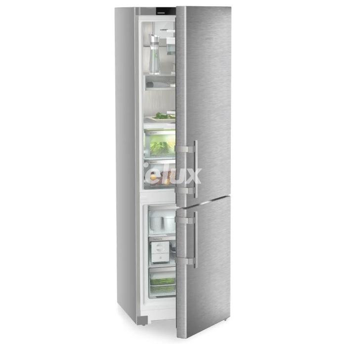 Külmik Liebherr Plus, 185,5 cm, 181/133 l, 34 dB, puutetundlik, NoFrost, rv teras
