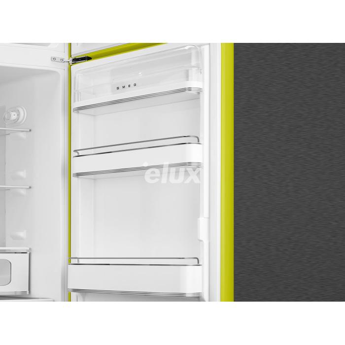 Külmik Smeg, 50-ndate stiil, 172 cm,  222/72 l, 34 dB, laimiroheline