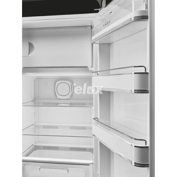 Külmik Smeg, 50-ndate stiil, 153 cm, 244/26 l, 35 dB, mehaaniline juhtimine, must