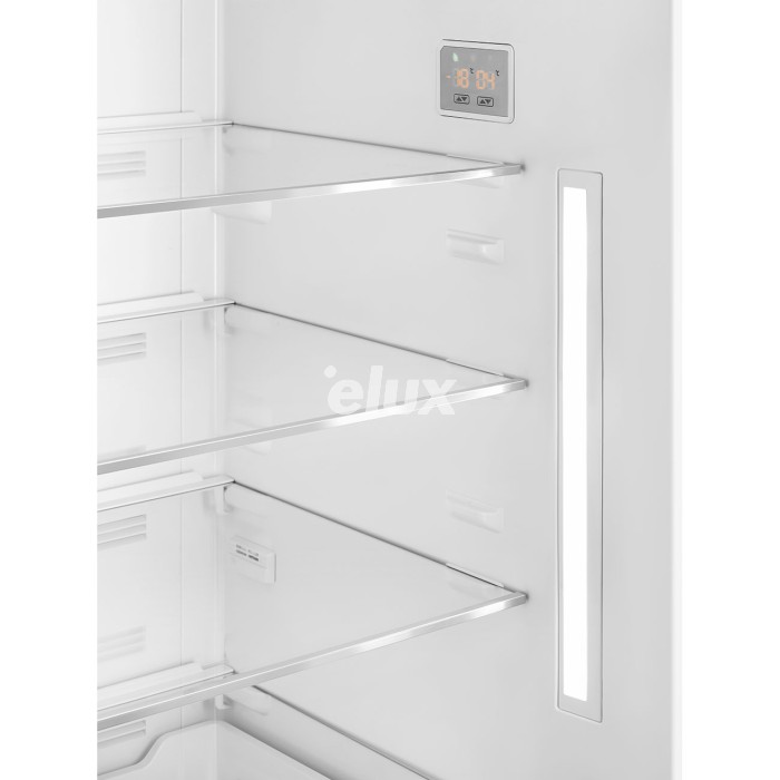 Külmik Smeg Colonial, 195 cm, 344/137 l, 41 dB, elektrooniline juhtimine, parem, kreem/messing