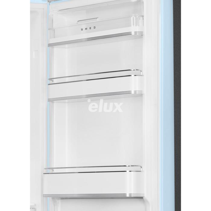 Külmik Smeg, 50-ndate stiil, NoFrost, 196 cm, 234/97 l, 35 dB, elektrooniline juhtimine, pastellsinine, pastellsinine