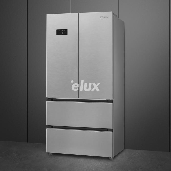 Külmik Smeg, 183 cm, 353/157 l, 35 dB, elektrooniline juhtimine, rv teras