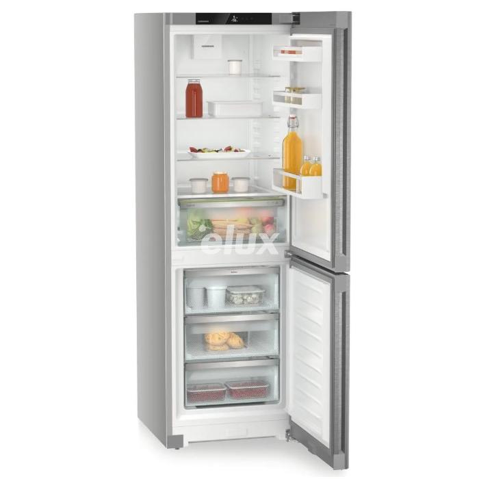 Külmik Liebherr, 185,5 cm, 227/103 l, 35 dB, puutetundlik, NoFrost, rv teras