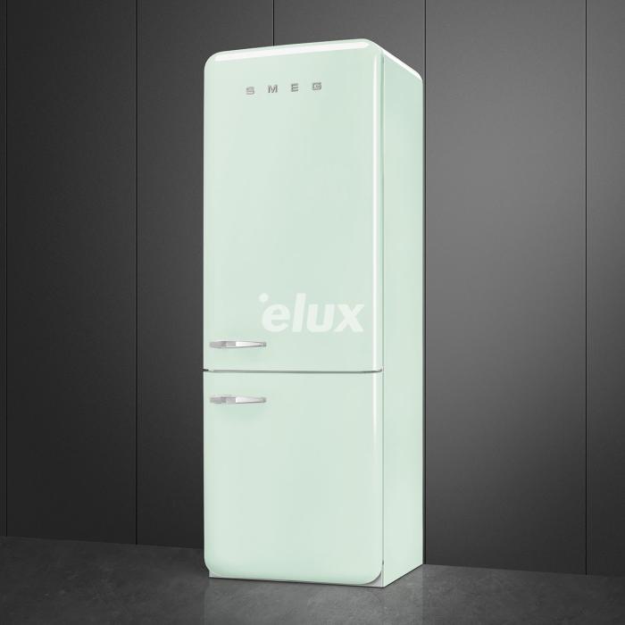 Külmik Smeg, 50-ndate stiil, 205 cm, 344/137 l, 37 dB, elektrooniline juhtimine, NoFrost, pastellroheline