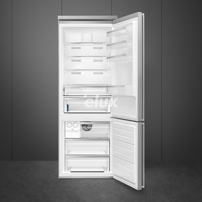 Külmik Smeg 196 cm, 344/137 l, 36 dB, elektrooniline juhtimine, NoForst, rv-teras