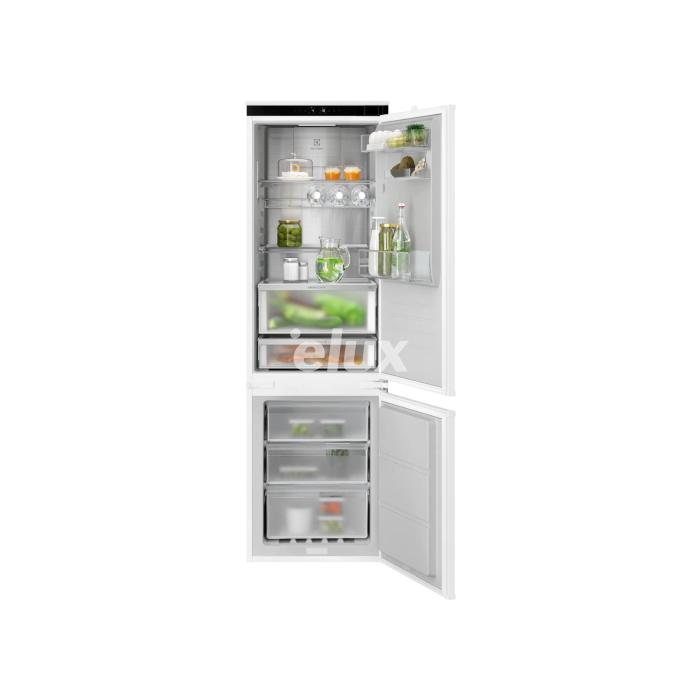 Külmik Electrolux, integreeritav, 177,2 cm, 192/61 l, 35 dB NoFrost, valge