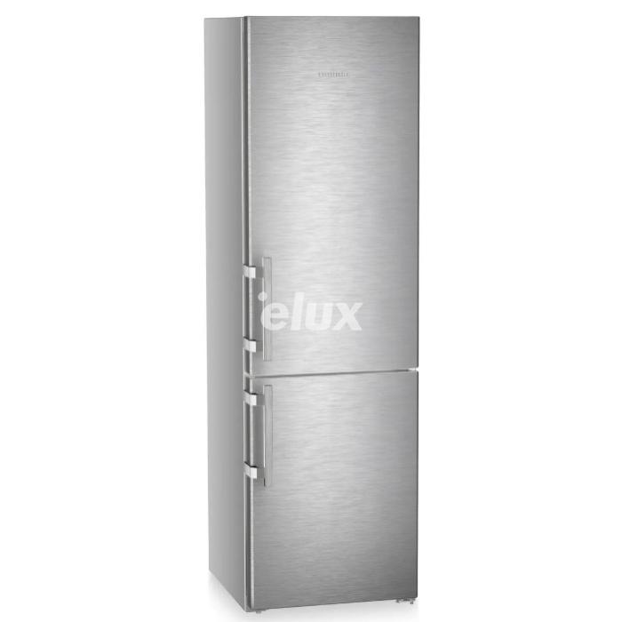 Külmik Liebherr Plus, 185,5 cm, 181/133 l, 34 dB, puutetundlik, NoFrost, rv teras