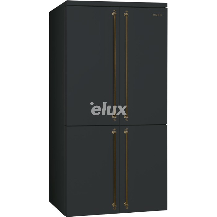 Külmik Smeg Colonial, 187 cm, 385/196 l, 39 dB, elektrooniline juhtimine, NoFrost, antratsiit