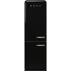 Külmik Smeg, 50-ndate stiil, 196 cm, 234/97 l, 35 dB, elektrooniline juhtimine, NoFrost, must
