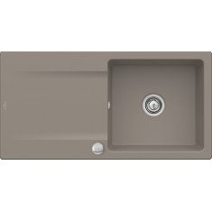 Valamu Villeroy&Boch, Siluet 60, 100 cm, pealt paigaldatav, nupuga, keraamiline, Timber