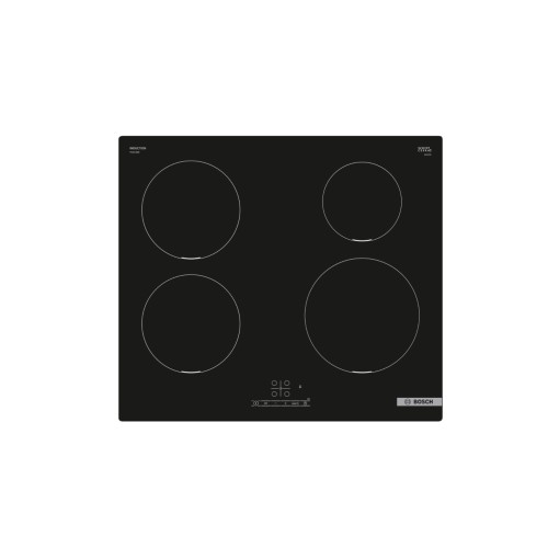 Pliidiplaat Bosch, 4 x induktsioon, 60 cm, must, lõigatud serv