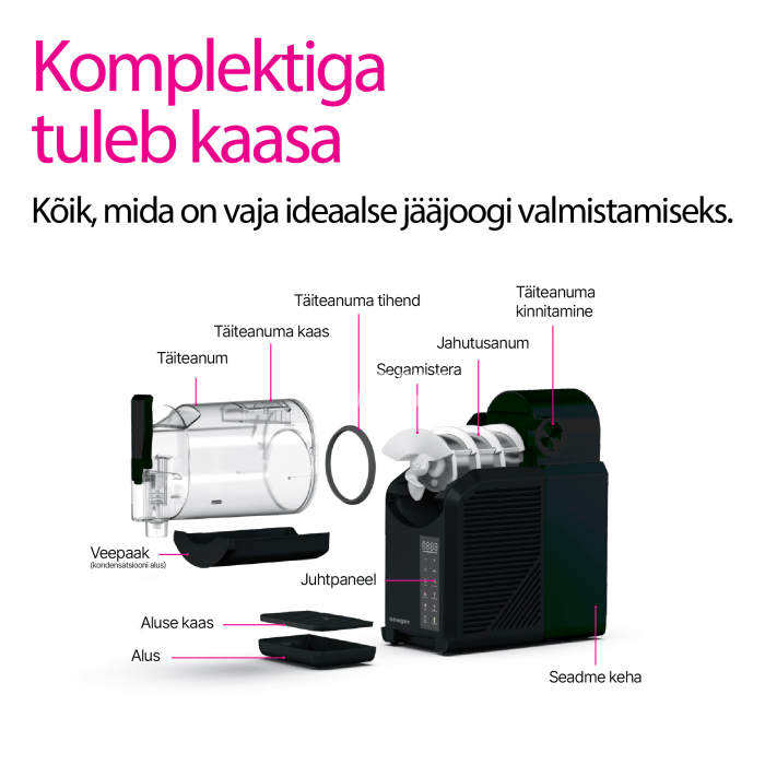 Jääjoogimasin Seeger, must