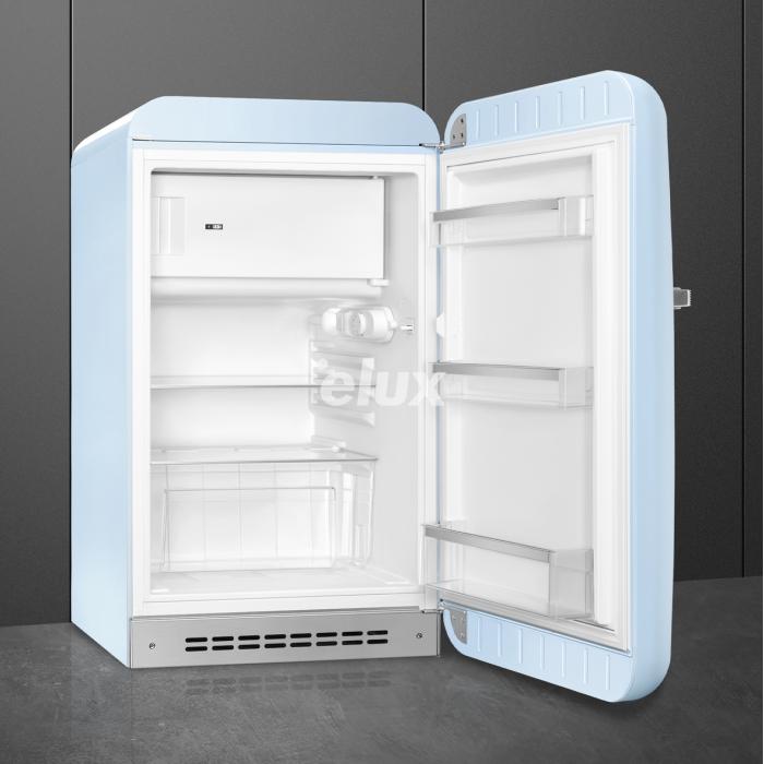 Külmik Smeg, 50-ndate stiil, 97 cm, 17/105 l, 35 dB, mehaaniline juhtimine, parem, pastellsinine