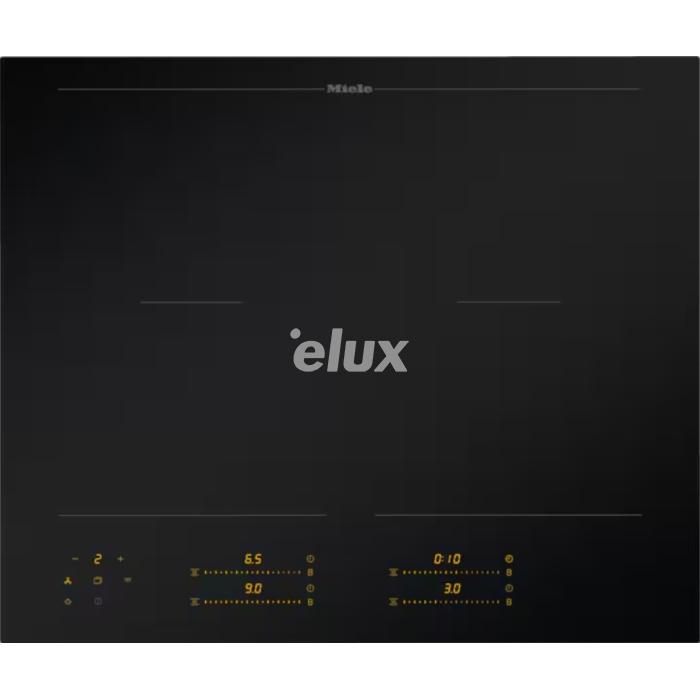 Pliidiplaat Miele KM 8565 FL MattFinish, 4 x induktsioon, 62 cm, lõigatud serv, matt must