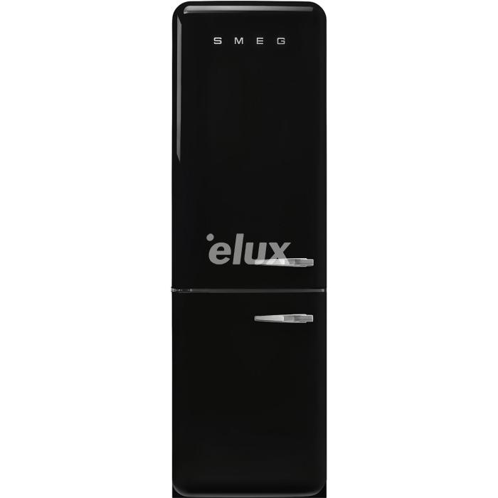 Külmik Smeg, 50-ndate stiil, 196 cm, 234/97 l, 35 dB, elektrooniline juhtimine, NoFrost, must