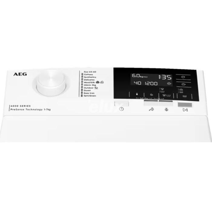 Pesumasin AEG, pealtlaetav, 7 kg, 1200 p/min, valge