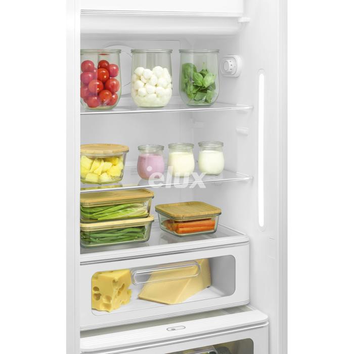 Külmik Smeg, 50-ndate stiil, 153 cm, 244/26 l, 35 dB, mehaaniline juhtimine, valge