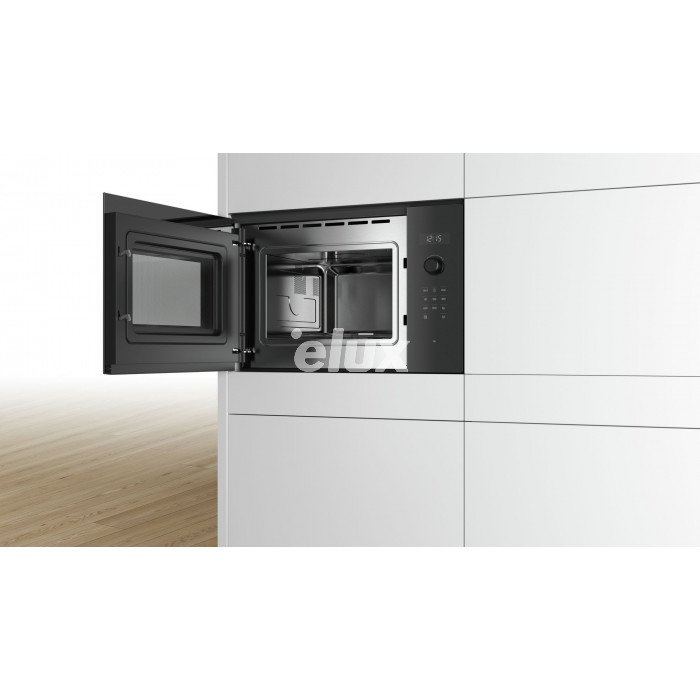 Микроволновая печь Bosch, встраиваемая, 25 л, 900 Вт, черная