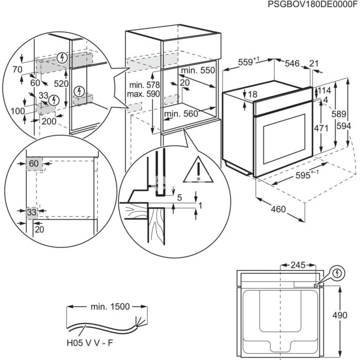 Ahi Electrolux, 72 l, A, katalüüs, kreem
