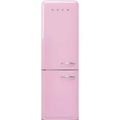 Külmik Smeg, 50-ndate stiil, NoFrost, 196 cm, 234/97 l, 35 dB, elektrooniline juhtimine, pastellroosa