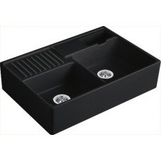 Valamu Villeroy&Boch, Butler, 90 cm, pealt paigaldatav, nupuga, keraamiline, Graphite