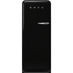 Külmik Smeg, 50-ndate stiil, 153 cm, 244/26 l, 35 dB, mehaaniline juhtimine, must