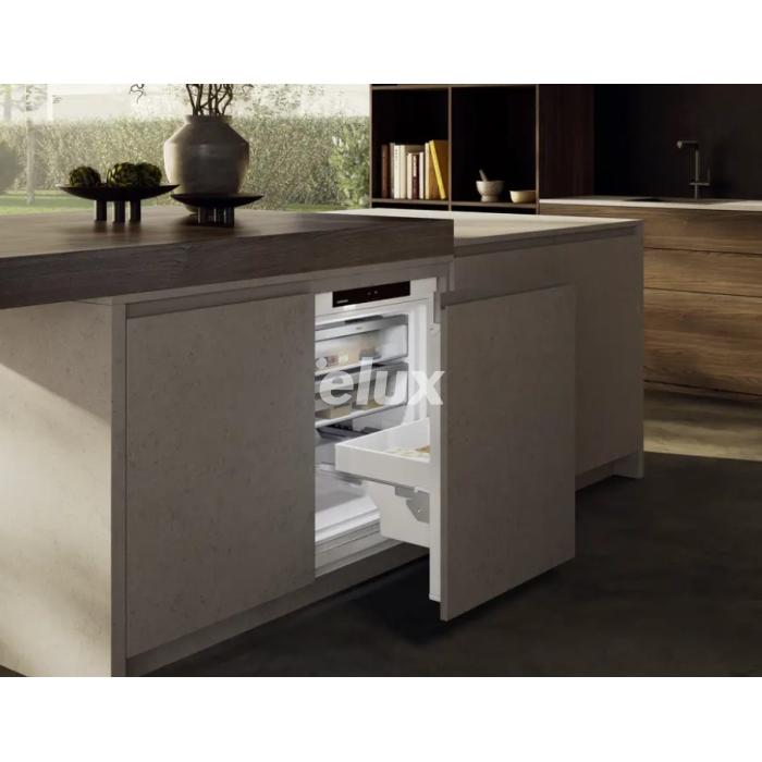 Sügavkülmik Liebherr, integreeritav, 82 cm, 75 l, 32 dB, puutetundlik, NoFrost, valge