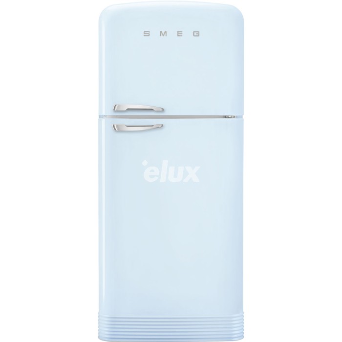Külmik Smeg, 50-ndate stiil, "Jenkki", 192 cm, 400/124 l, 41 dB, elektrooniline juhtimine, parem, pastellsinine