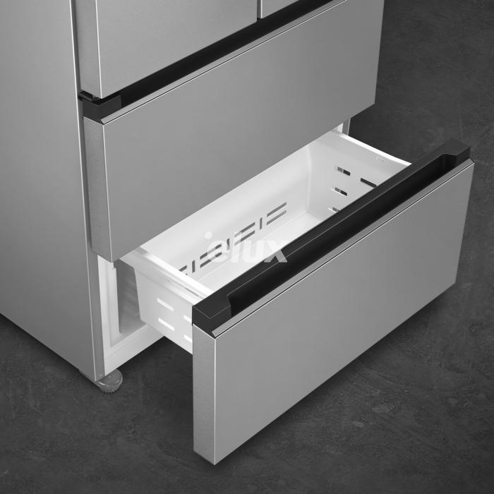 Külmik Smeg, 183 cm, 353/157 l, 35 dB, elektrooniline juhtimine, rv teras