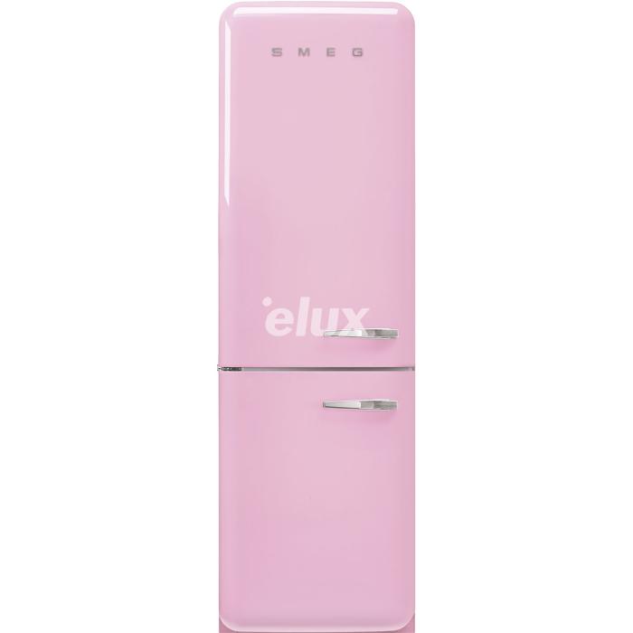 Külmik Smeg, 50-ndate stiil, NoFrost, 196 cm, 234/97 l, 35 dB, elektrooniline juhtimine, pastellroosa