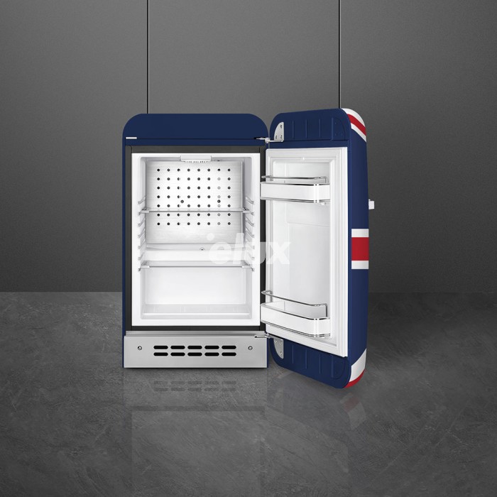 Minibaar Smeg, 50-ndate stiil, 73 cm, 40 dB, elektrooniline juhtimine, 34 l, Uninon Jack